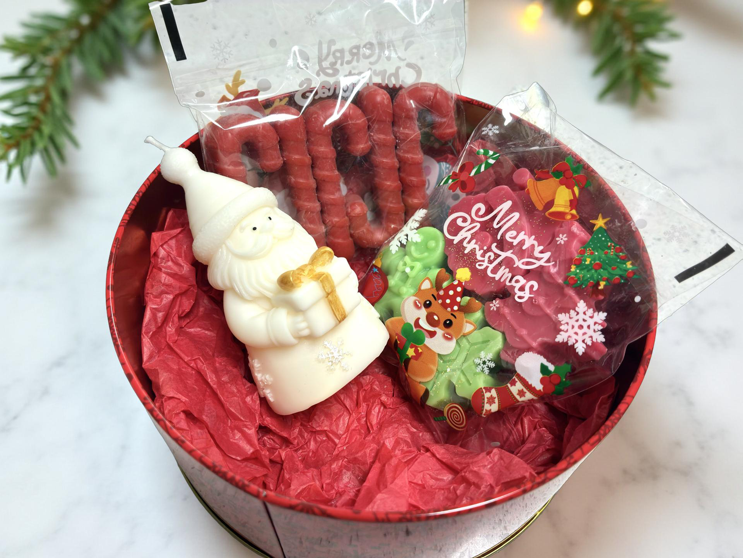 Santa Candle Gift Box