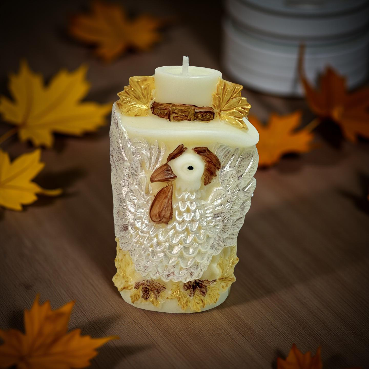 Thanksgiving Glow Candle