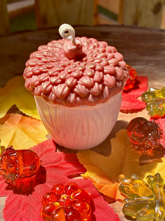 Autumn Acorn Candle