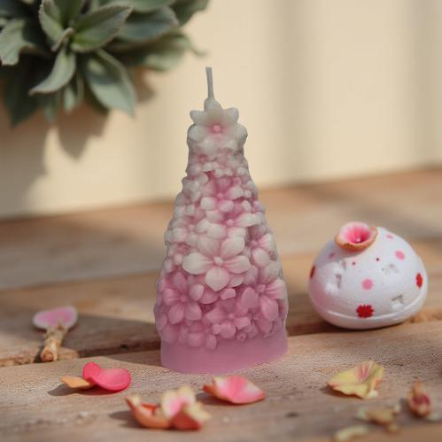 Floral Tree Candle